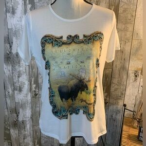 Western style shirt with Moose. NWT